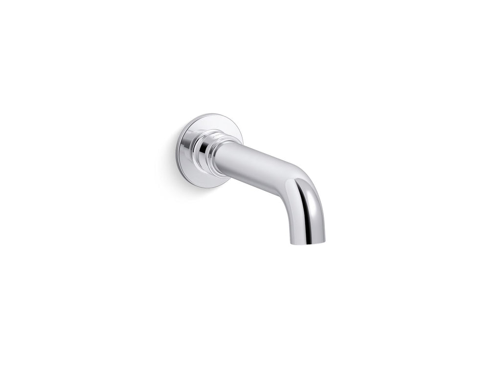 KOHLER K-35922-2MB Castia By Studio Mcgee Wall-Mount Bath Spout - Vibrant Brushed Moderne Brass