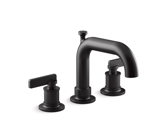 KOHLER K-T35912-4-BL Castia By Studio Mcgee Deck-Mount Bath Faucet Trim With Diverter In Matte Black