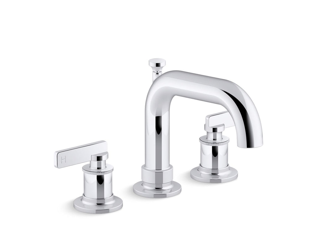 KOHLER K-T35912-4-SN Castia By Studio Mcgee Deck-Mount Bath Faucet Trim With Diverter - Vibrant Polished Nickel