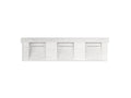 KOHLER K-81026-BSS-KEP Constellation 90" Wall-Mount Basin Lavatory System With Backsplash - Pearl Jasmine