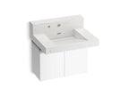 KOHLER K-81024-BPW-KEP Constellation 30" Wall-Mount Lavatory System With Backsplash - Pearl Jasmine