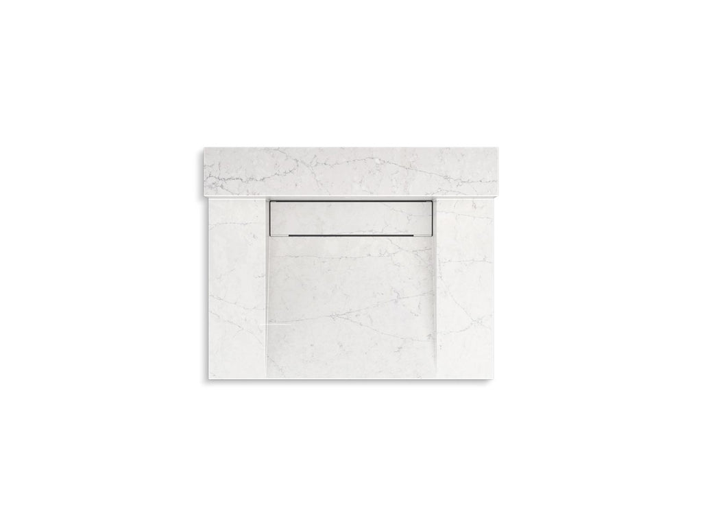 KOHLER K-81024-BSS-KEP Constellation 30" Wall-Mount Lavatory System With Backsplash - Pearl Jasmine