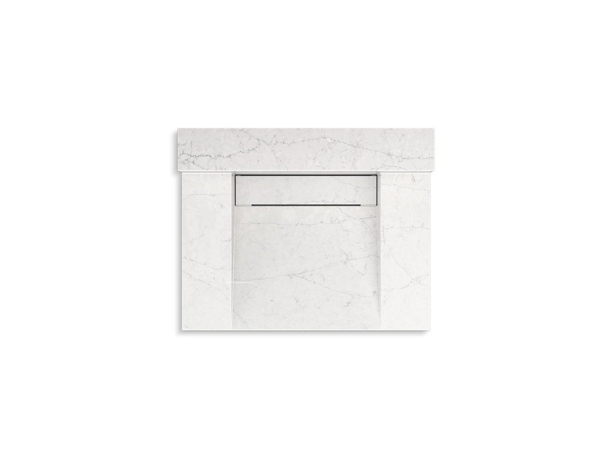 KOHLER K-81024-BSS-KEP Constellation 30" Wall-Mount Lavatory System With Backsplash - Pearl Jasmine