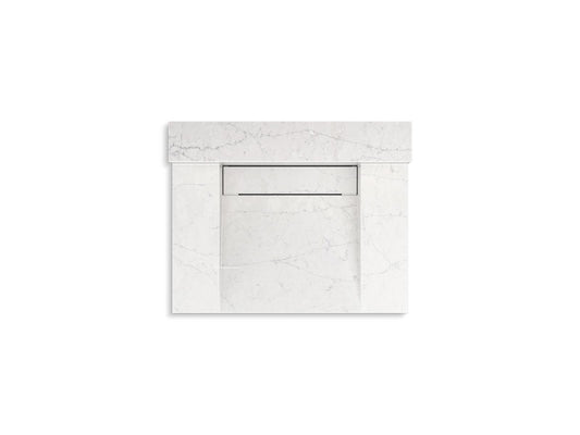 KOHLER K-81024-BSS-KEP Constellation 30" wall-mount lavatory system with backsplash - Pearl Jasmine