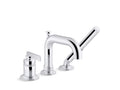 KOHLER K-35913-4-CP Castia By Studio Mcgee Deck-Mount Bath Faucet With Handshower - Polished Chrome