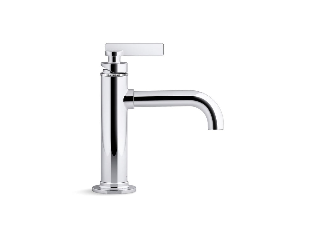 KOHLER K-35907-4-BL Castia By Studio Mcgee Single-Handle Bathroom Sink Faucet, 1.2 Gpm - Matte Black