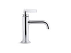 KOHLER K-35907-4-BL Castia By Studio Mcgee Single-Handle Bathroom Sink Faucet, 1.2 Gpm - Matte Black