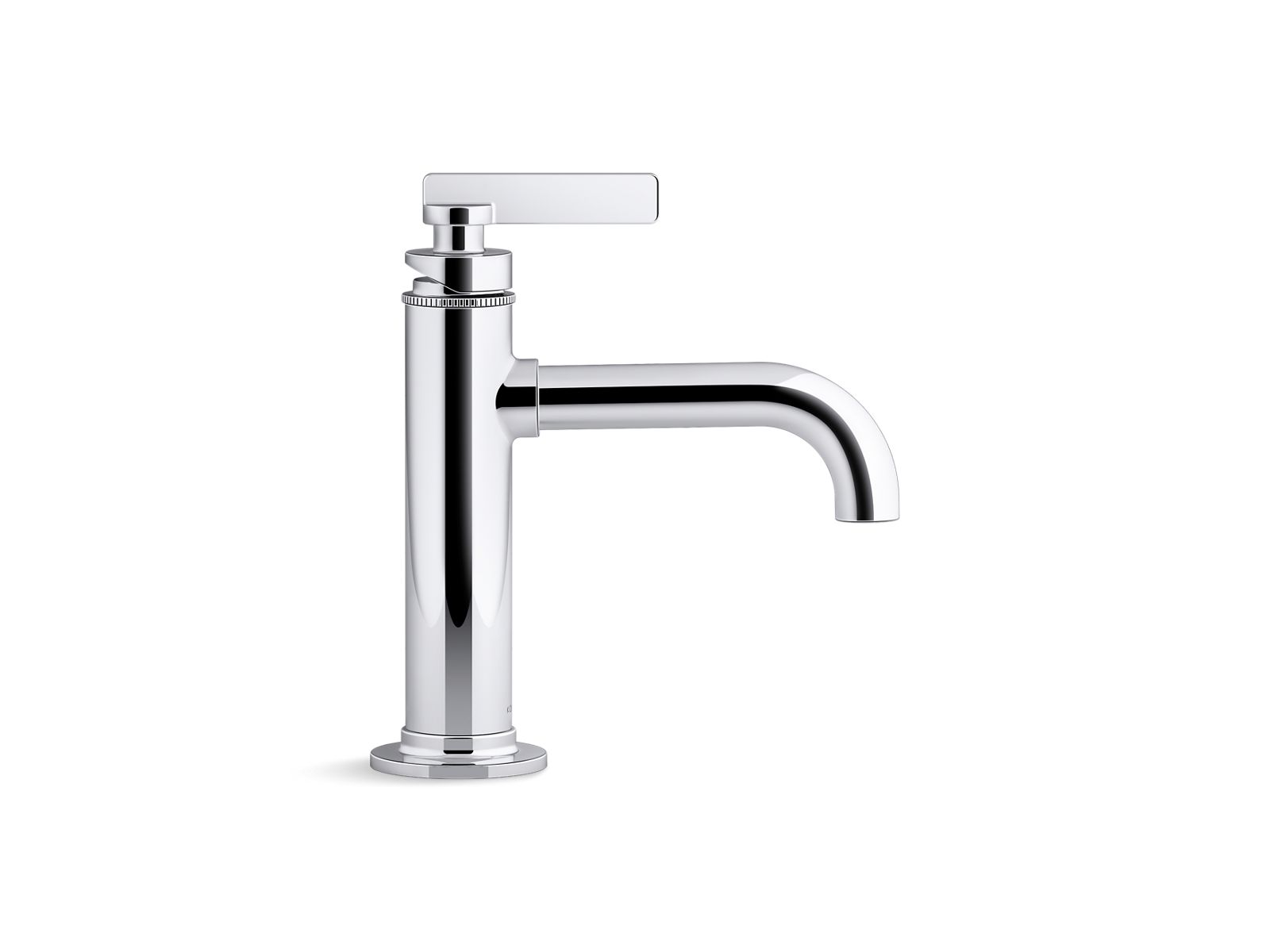 KOHLER K-35907-4-BL Castia By Studio Mcgee Single-Handle Bathroom Sink Faucet, 1.2 Gpm - Matte Black