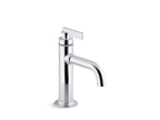 KOHLER K-35907-4-BL Castia By Studio Mcgee Single-Handle Bathroom Sink Faucet, 1.2 Gpm - Matte Black