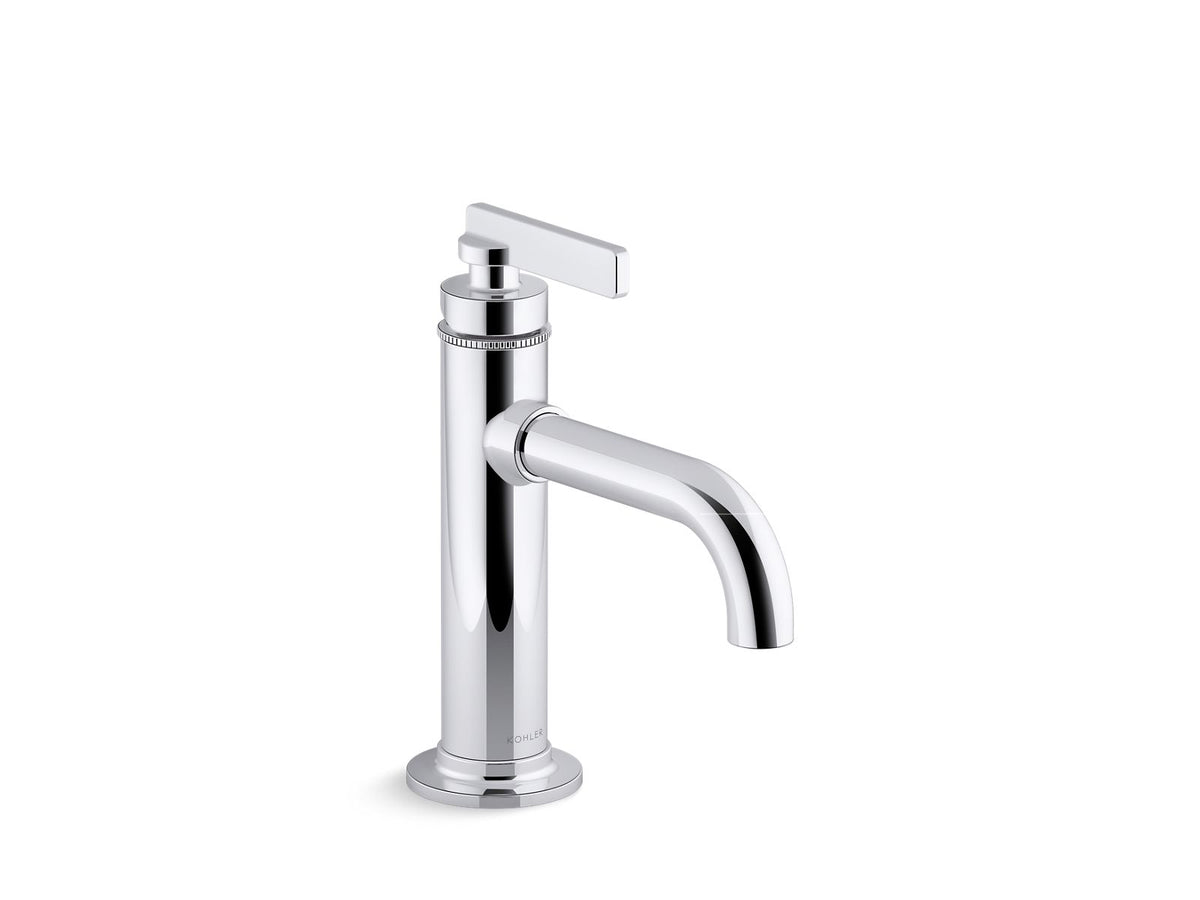 KOHLER K-35907-4-BL Castia By Studio Mcgee Single-Handle Bathroom Sink Faucet, 1.2 Gpm - Matte Black