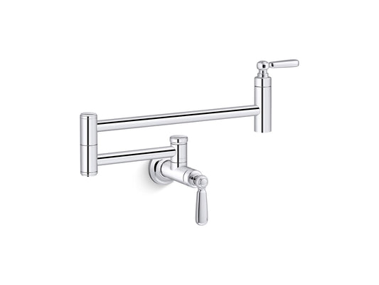 KOHLER K-28359-CP Edalyn by Studio McGee Wall-mount pot filler - Polished Chrome