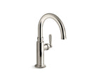 KOHLER K-28357-SN Edalyn By Studio Mcgee Single-Handle Bar Sink Faucet - Vibrant Polished Nickel