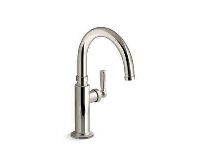 KOHLER K-28357-SN Edalyn by Studio McGee Single-handle bar sink faucet - Vibrant Polished Nickel