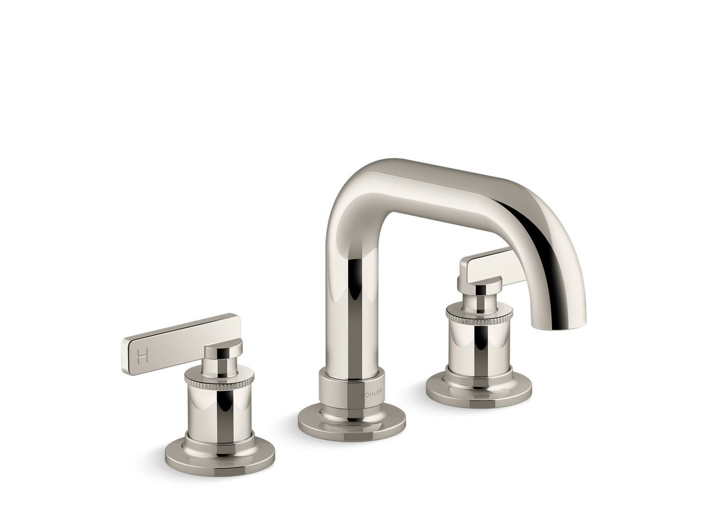 KOHLER K-T35911-4-SN Castia By Studio Mcgee Deck-Mount Bath Faucet Trim In Vibrant Polished Nickel