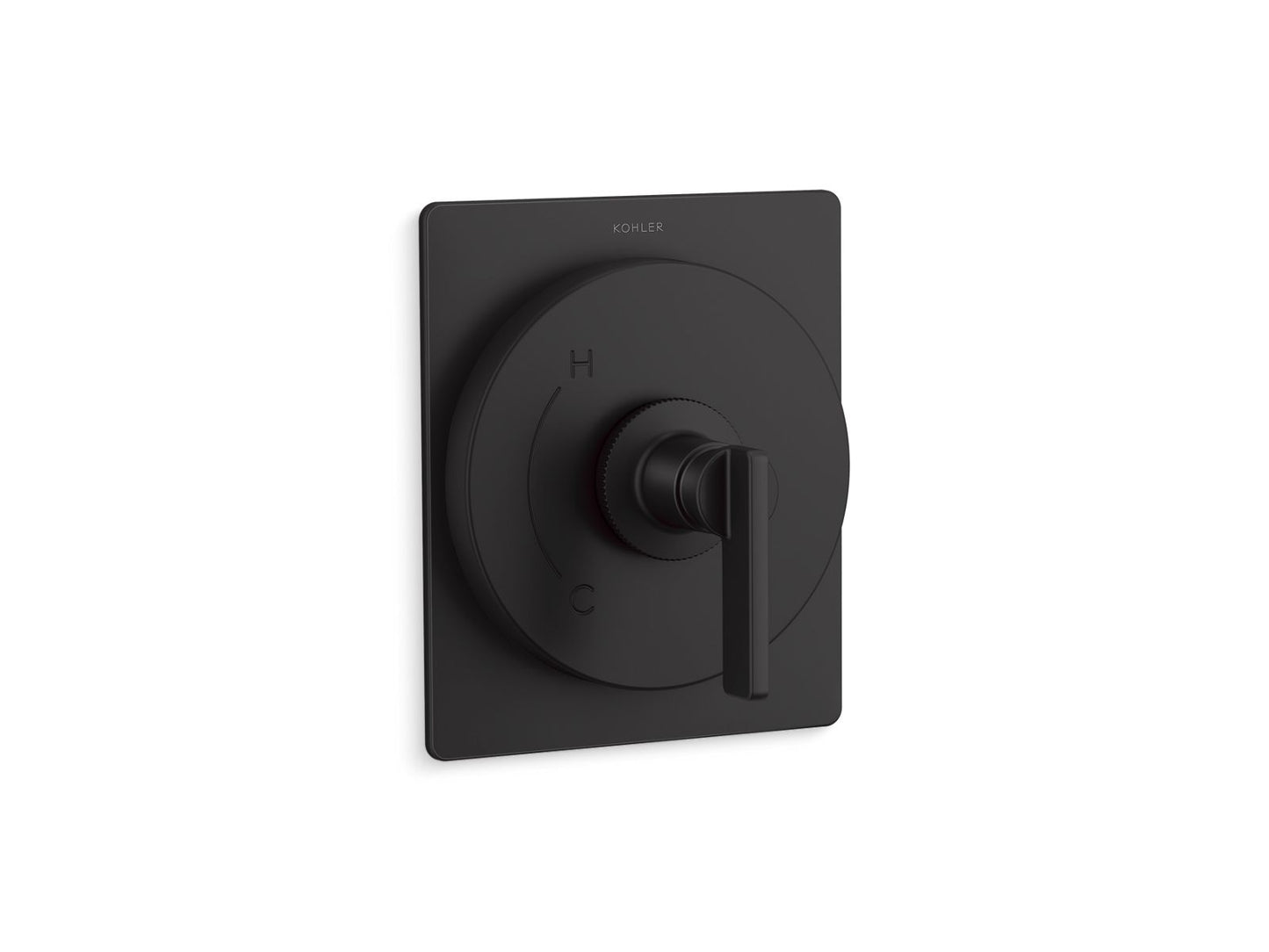 KOHLER K-TS35920-4-BL Castia By Studio Mcgee Rite-Temp Valve Trim In Matte Black