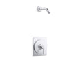 KOHLER K-TLS35914-4-CP Castia By Studio Mcgee Rite-Temp Shower Trim Kit, Without Showerhead - Polished Chrome
