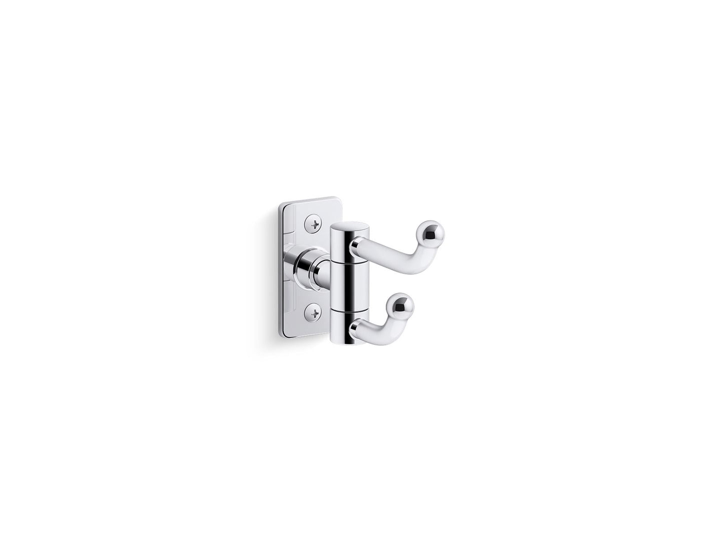 KOHLER K-35927-CP Castia By Studio Mcgee Double Robe Hook In Polished Chrome