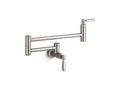 KOHLER K-28359-VS Edalyn By Studio Mcgee Wall-Mount Pot Filler - Vibrant Stainless