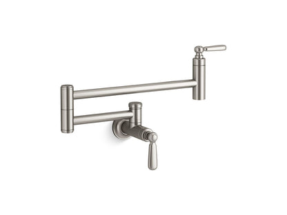 KOHLER K-28359-VS Edalyn by Studio McGee Wall-mount pot filler - Vibrant Stainless