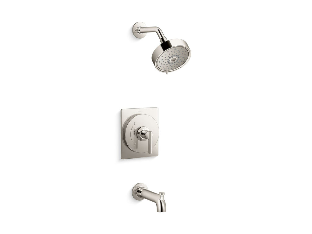 KOHLER K-TS35917-4Y-SN Castia By Studio Mcgee Rite-Temp Bath And Shower Trim Kit, 2.5 Gpm - Vibrant Polished Nickel