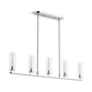 KOHLER K-35877-CH05-CPL Crue 45" Linear Chandelier In Polished Chrome