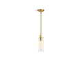 KOHLER K-35876-PE01-2GL Crue 4" Pendant - Brushed Moderne Brass