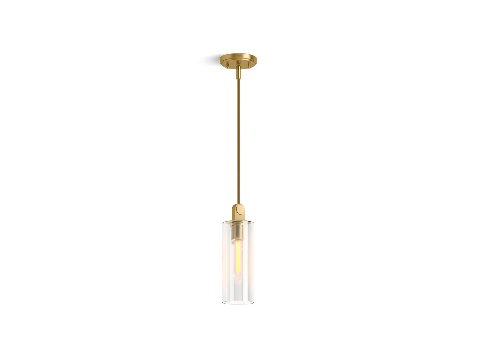 KOHLER K-35876-PE01-2GL Crue 4" Pendant - Brushed Moderne Brass