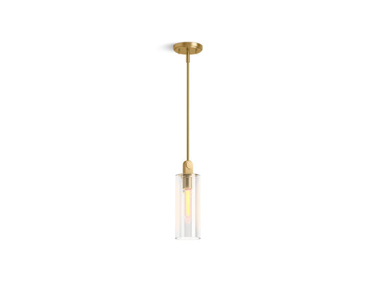 KOHLER K-35876-PE01-2GL Crue 4" Pendant In Brushed Moderne Brass