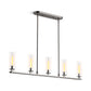 KOHLER K-35877-CH05-TTL Crue 45" Linear Chandelier In Titanium