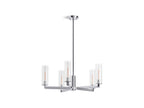 KOHLER K-35878-CH05-CPL Crue 26" Chandelier - Polished Chrome