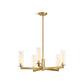 KOHLER K-35878-CH05-2GL Crue 26 in. Chandelier In Brushed Moderne Brass