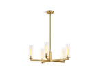 KOHLER K-35878-CH05-2GL Crue 26" Chandelier - Brushed Moderne Brass
