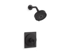 KOHLER K-TS35916-4G-BL Castia By Studio Mcgee Rite-Temp Shower Trim Kit, 1.75 Gpm - Matte Black