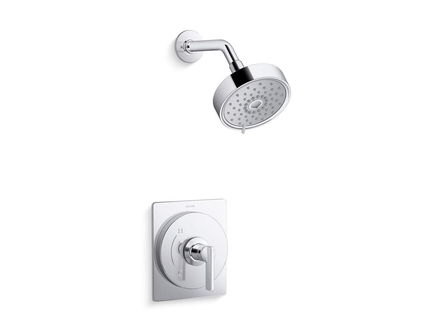 KOHLER K-TS35916-4G-CP Castia By Studio Mcgee Rite-Temp Shower Trim Kit, 1.75 Gpm In Polished Chrome