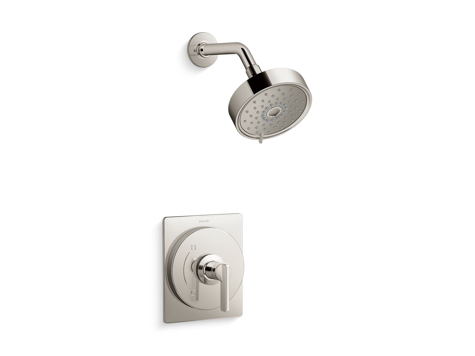 KOHLER K-TS35916-4G-SN Castia By Studio Mcgee Rite-Temp Shower Trim Kit, 1.75 Gpm - Vibrant Polished Nickel