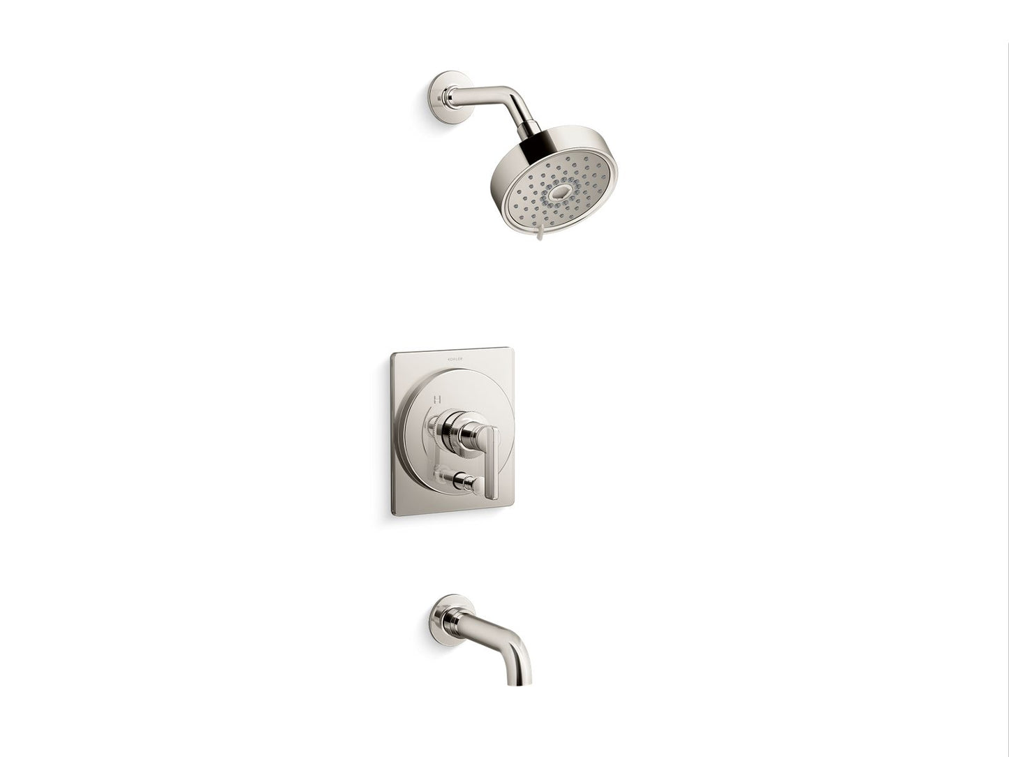 KOHLER K-T35918-4G-SN Castia By Studio Mcgee Rite-Temp Bath And Shower Trim Kit, 1.75 Gpm In Vibrant Polished Nickel