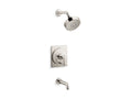 KOHLER K-T35918-4Y-SN Castia By Studio Mcgee Rite-Temp Bath And Shower Trim Kit, 2.5 Gpm - Vibrant Polished Nickel