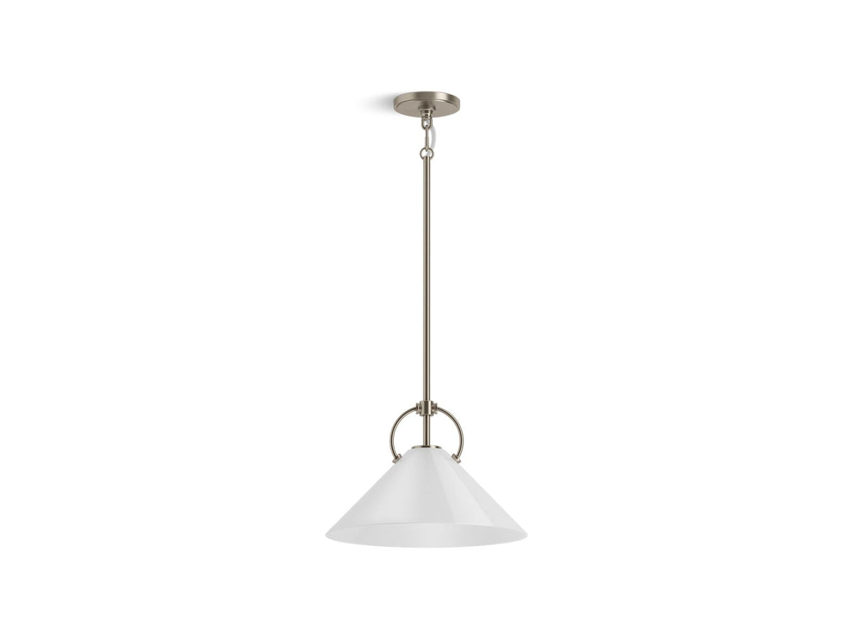 KOHLER K-32260-PE01-BNL Kernen By Studio Mcgee 14" Pendant - Brushed Nickel