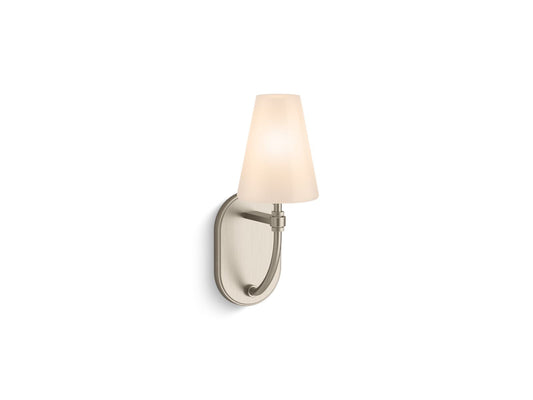 KOHLER K-32255-SC01-BNL Kernen By Studio Mcgee One-Light Sconce In Brushed Nickel