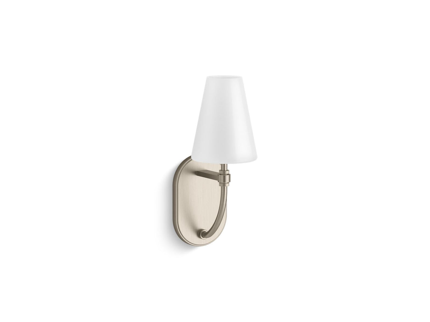 KOHLER K-32255-SC01-SNL Kernen By Studio Mcgee One-Light Sconce In Polished Nickel