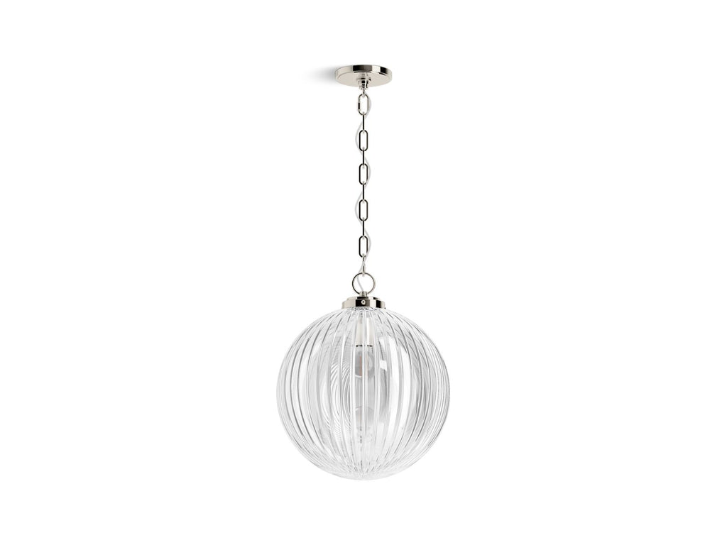 KOHLER K-32259-PE01-SNL Embra By Studio Mcgee 14" Pendant - Polished Nickel