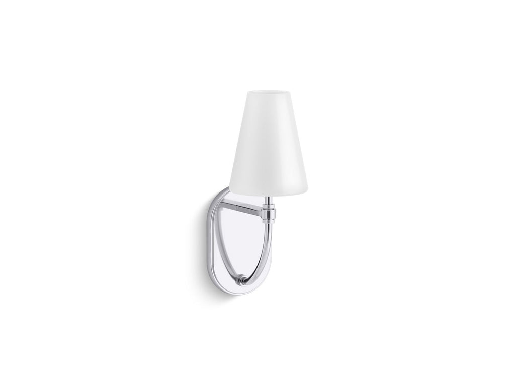 KOHLER K-32255-SC01-CPL Kernen By Studio Mcgee One-Light Sconce - Polished Chrome