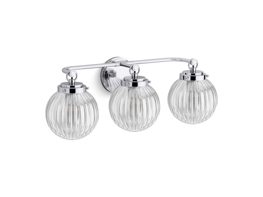 KOHLER K-32254-SC03-2GL Embra By Studio Mcgee Three-Light Sconce - Brushed Moderne Brass