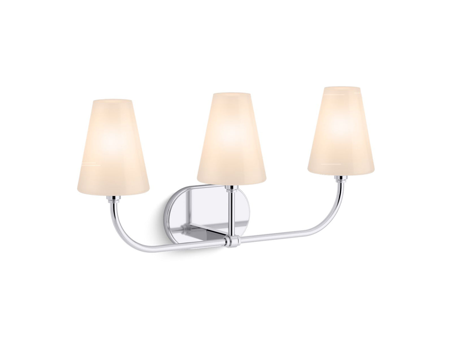 KOHLER K-32257-SC03-CPL Kernen By Studio Mcgee Three-Light Sconce In Polished Chrome