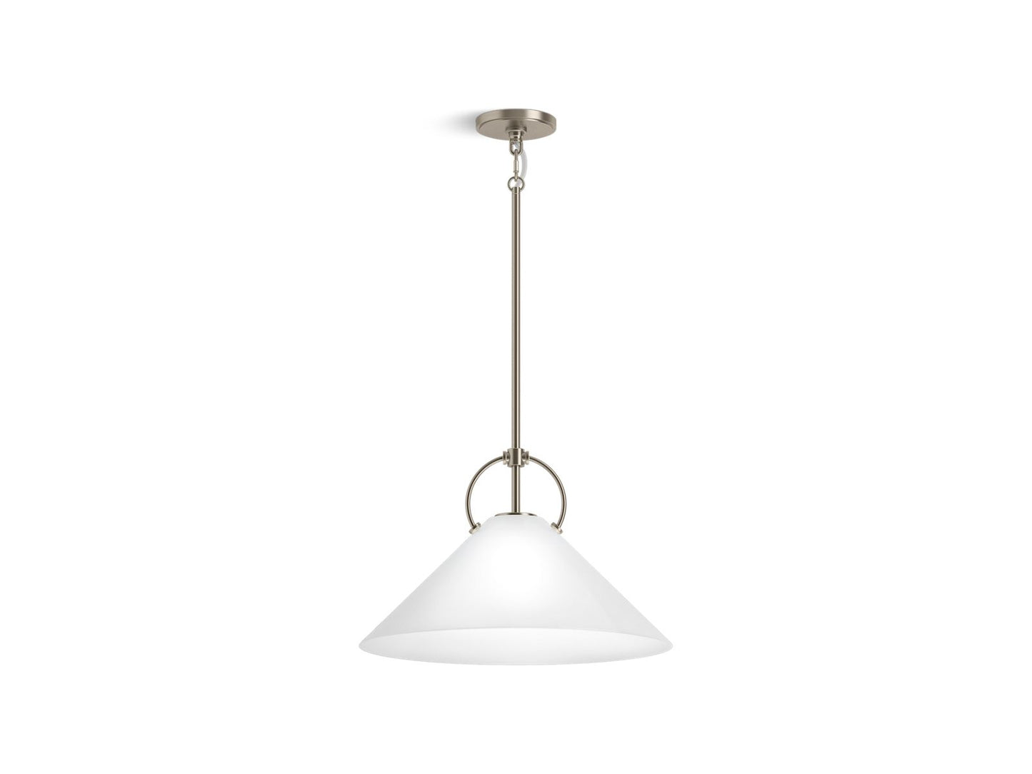 KOHLER K-32261-PE01-BNL Kernen By Studio Mcgee 18" Pendant In Brushed Nickel