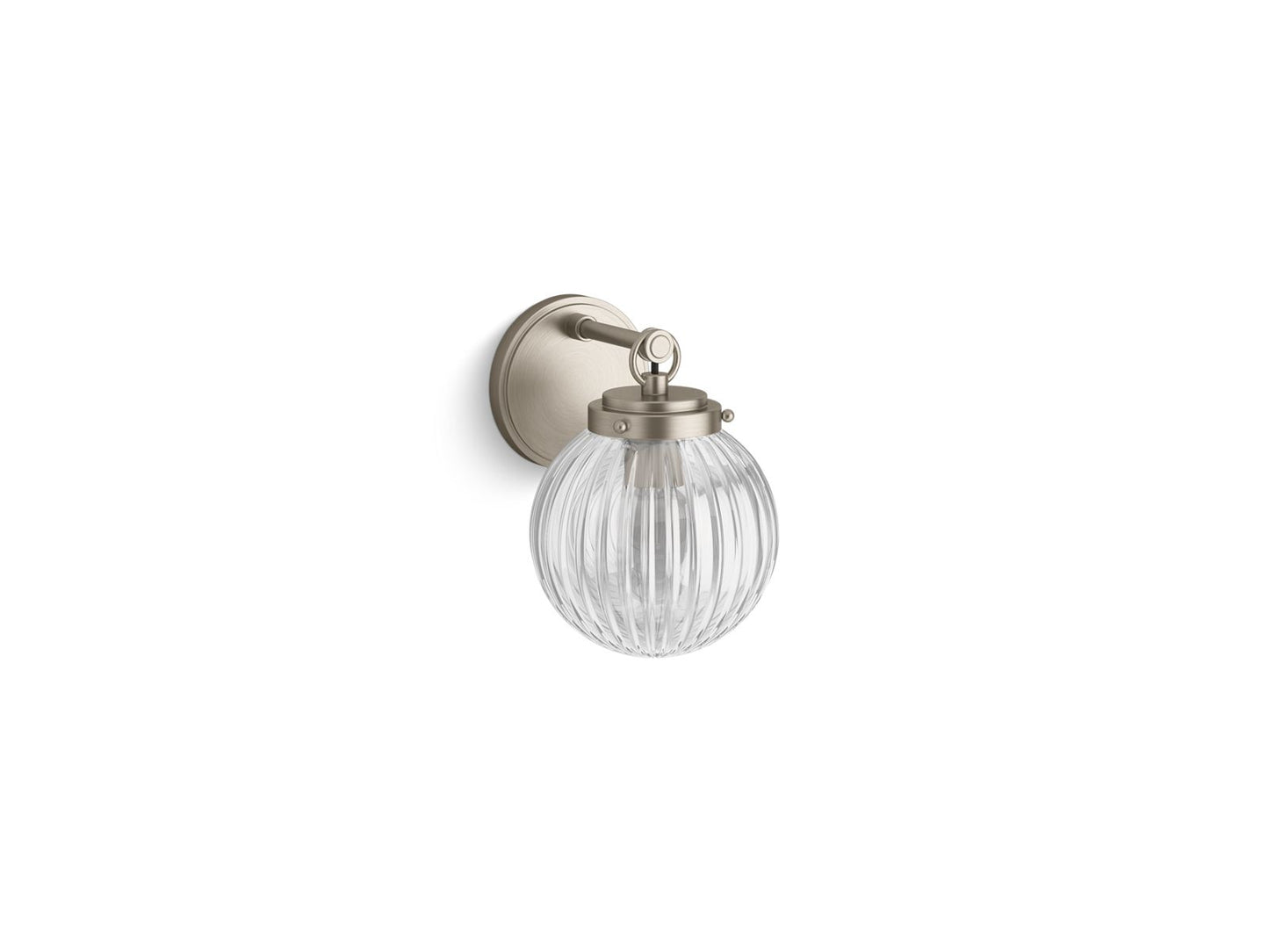 KOHLER K-32252-SC01-BNL Embra By Studio Mcgee One-Light Sconce In Brushed Nickel