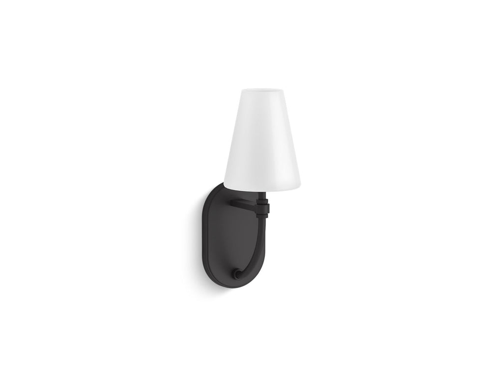 KOHLER K-32255-SC01-BLL Kernen By Studio Mcgee One-Light Sconce - Matte Black