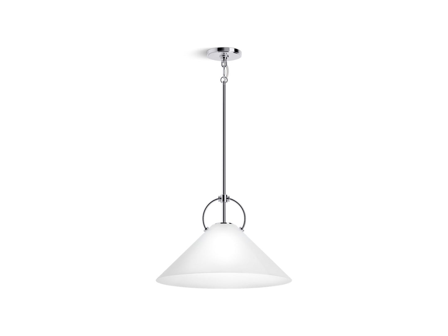 KOHLER K-32261-PE01-CPL Kernen By Studio Mcgee 18" Pendant In Polished Chrome