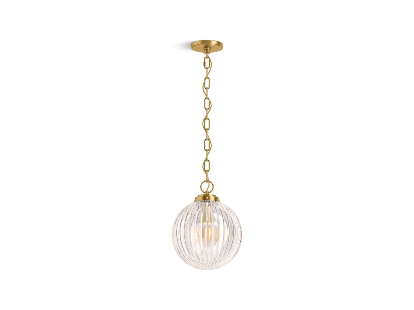 KOHLER K-32258-PE01-2GL Embra By Studio Mcgee 10" Pendant In Brushed Moderne Brass