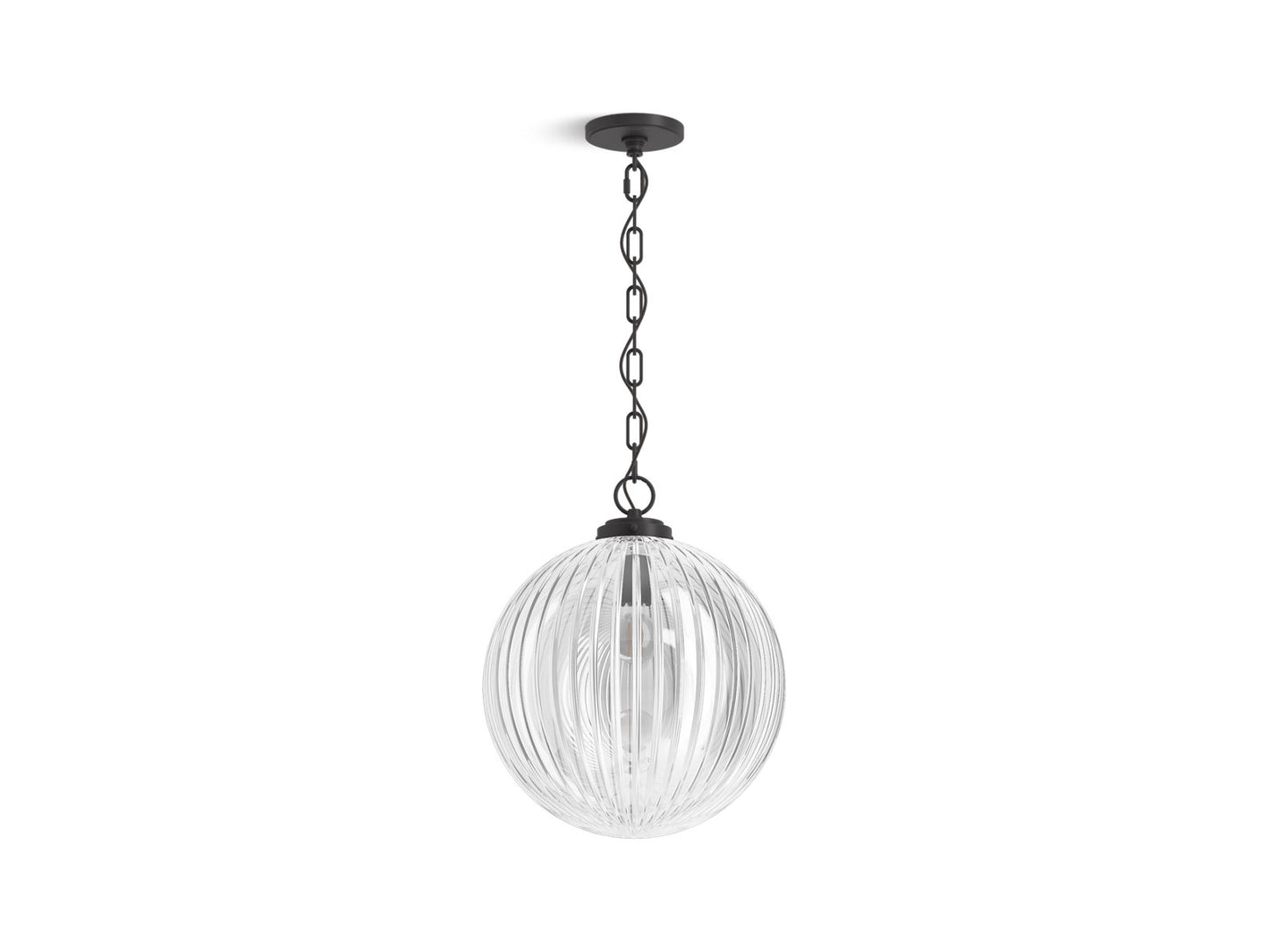 KOHLER K-32259-PE01-BLL Embra By Studio Mcgee 14" Pendant In Matte Black